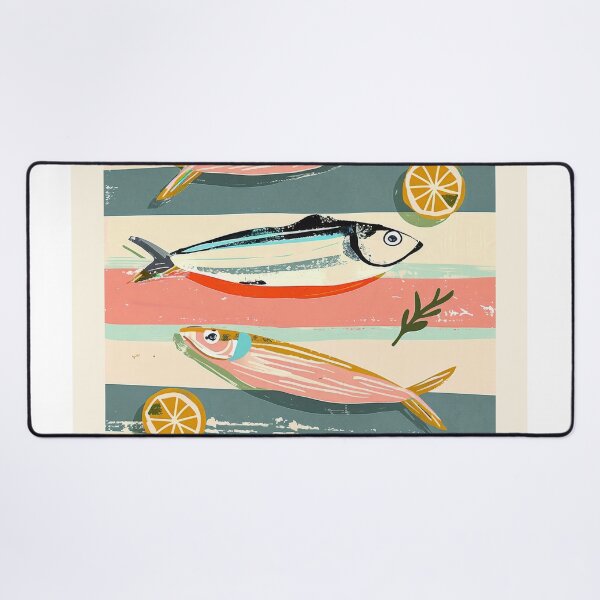 Item preview, Sardines on Stripes designed and sold by Branka Kodzoman.