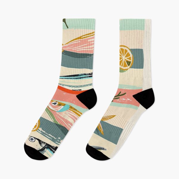 Item preview, Sardines on Stripes designed and sold by Branka Kodzoman.