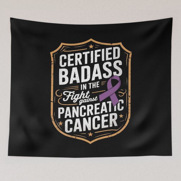 Item preview, Certified Badass in the fight against Pancreatic Cancer  designed and sold by CombatTask.