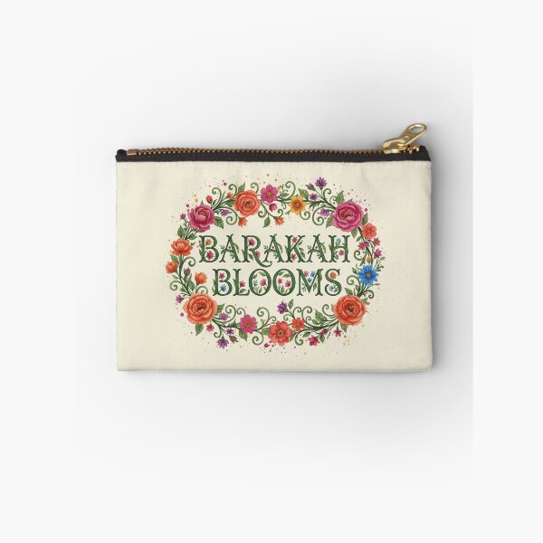 Item preview, Barakah Blooms - Warm Sunset Floral Wreath Logo designed and sold by D-Islamic.