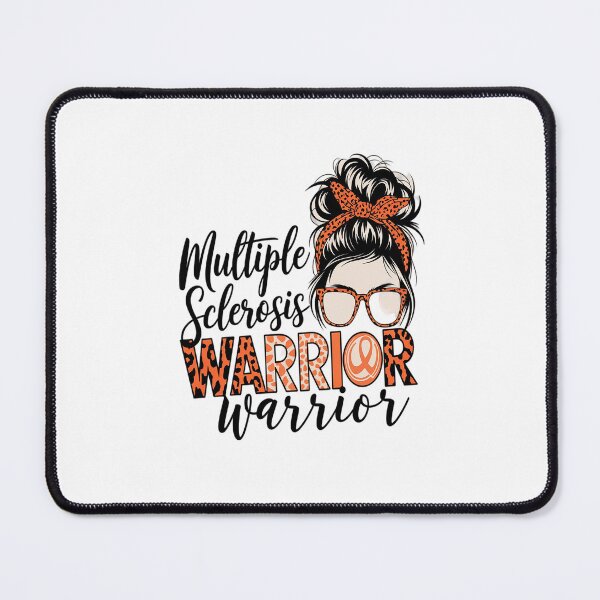 Item preview, Womens MS Warrior Messy Bun - Multiple Sclerosis Awareness designed and sold by PowAcademy.