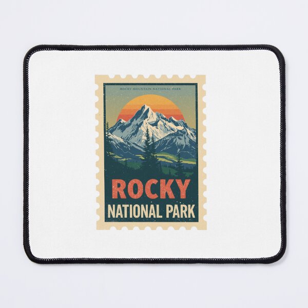 Item preview, Rocky Mountain National Park Minimal | Modern Mountain Nature Design designed and sold by KiValuate.