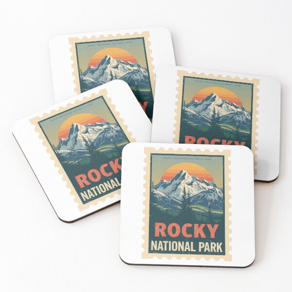Item preview, Rocky Mountain National Park Minimal | Modern Mountain Nature Design designed and sold by KiValuate.