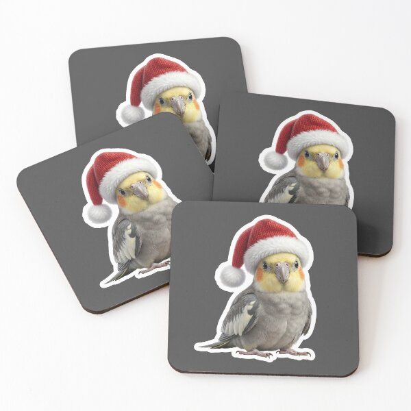 Item preview, Cheerful Cockatiel Christmas Greetings designed and sold by DAGHO.