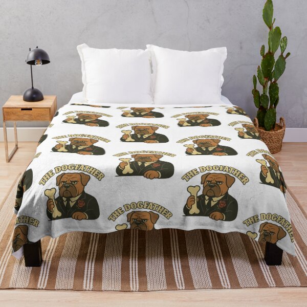 Item preview, Funny The Dogfather Bulldog Parody designed and sold by LaughLab Apparel.