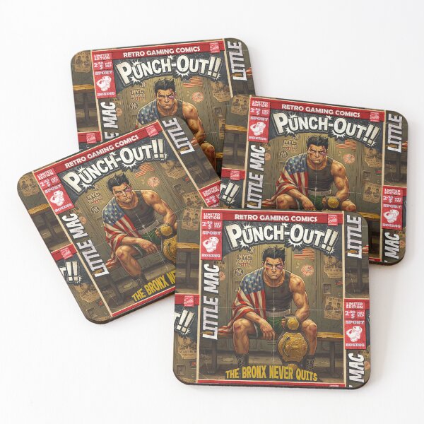 Item preview, Punch Out Little Mac Classic Comic Cover Retro Gaming Art  designed and sold by Back2Collage.