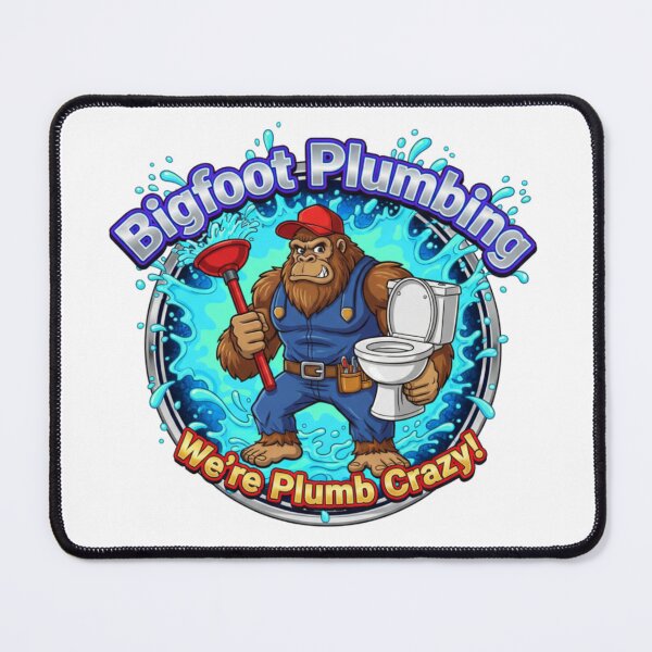Item preview, Bigfoot Plumbing-We’re Plumb Crazy designed and sold by Bigfoot T-Shirt Co..