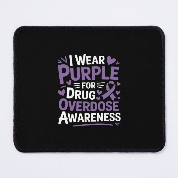 Item preview, Drug Overdose Awareness I Wear Purple  designed and sold by MicanCuteStore.
