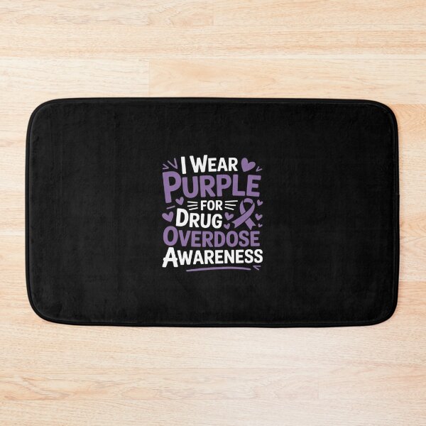 Item preview, Drug Overdose Awareness I Wear Purple  designed and sold by MicanCuteStore.