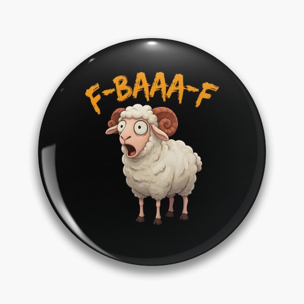 Item preview, F-BAAA-F Funny Sheep Humor F-BAAA-F Quote Ram Meme designed and sold by adiencarteras.