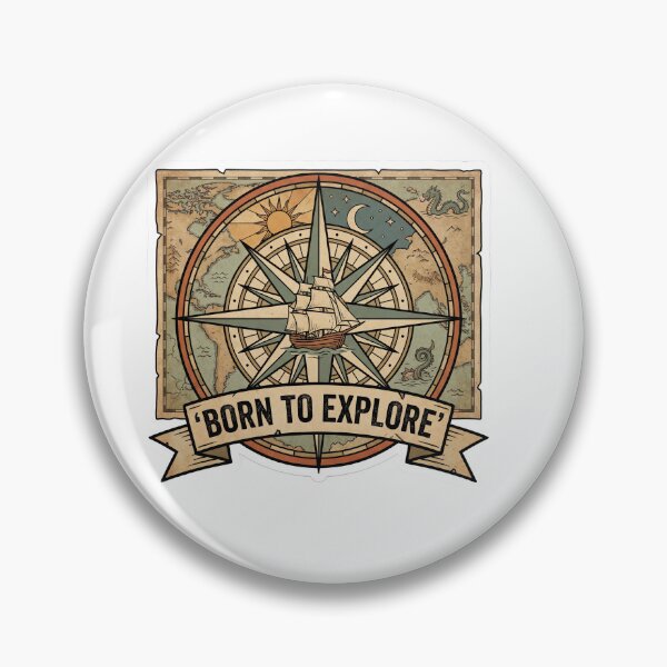 Item preview, BORN TO EXPLORE designed and sold by hunteroflions.