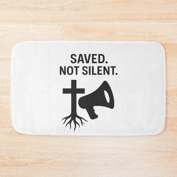 Item preview, SAVED NOT SILENT designed and sold by TheWonkyEaselCo.