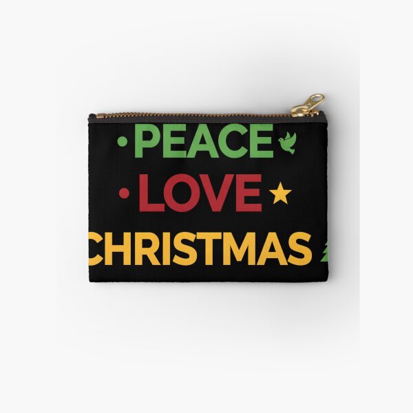 Item preview,  Peace Love Christmas Stacked Festive Text  designed and sold by MofazStyle.
