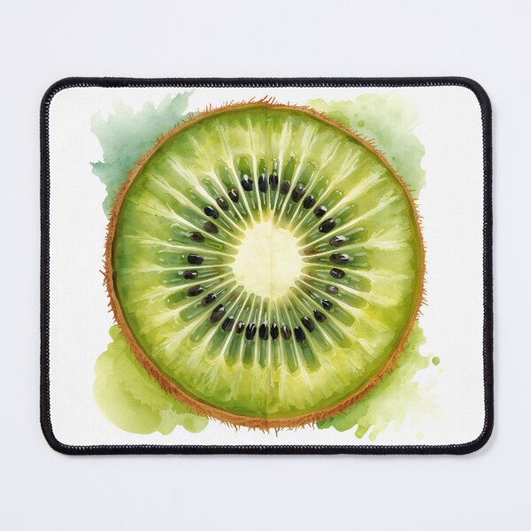 Item preview, Kiwi Slice Illustration, Minimal Fruit Artwork designed and sold by Moodune.