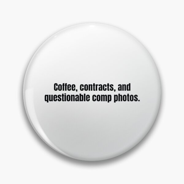 Item preview, Real estate humor quote about caffeine, contracts, and crazy comp photos designed and sold by scoandco.