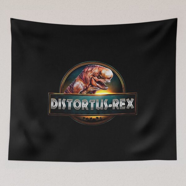 Item preview, distortus rex logo jurassic dinosaur designed and sold by Blck-Acid-Devil.