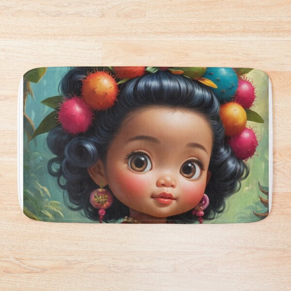 Item preview, Girl with a crown of Rambutan fruit designed and sold by Sweet Dreams Ambience.