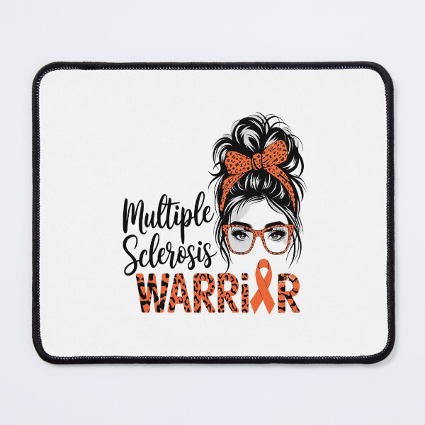 Item preview, Womens MS Warrior Messy Bun - Multiple Sclerosis Awareness designed and sold by PowAcademy.