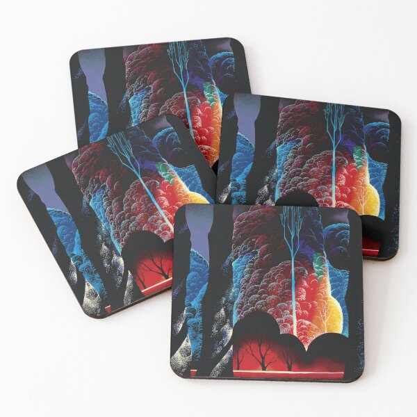 Item preview, Eyvind Earle abstract, Eyvind Earle art, Eyvind Earle artist, Eyvind Earle background, Eyvind Earle california, Eyvind Earle color palette, Eyvind Earle fantasy landscape, Eyvind Earle fine art designed and sold by EmmieHart.