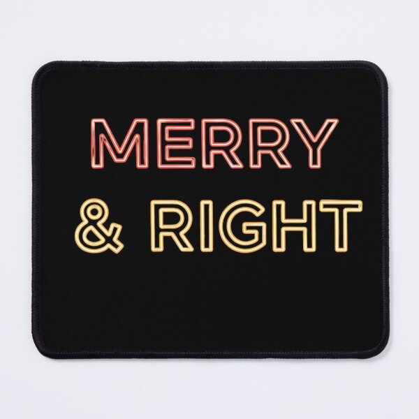 Item preview, Merry And Bright Neon Glow Holiday Text  designed and sold by MofazStyle.