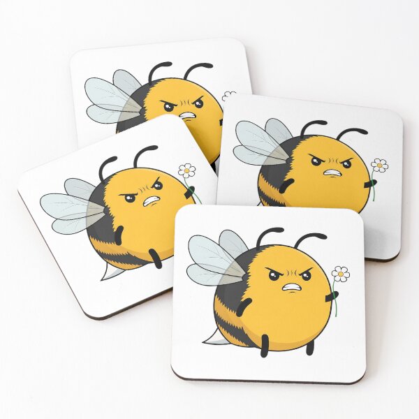Item preview, Bee Kind Or Else Funny Angry Bee Ironic Sarcastic Humor designed and sold by GiftsForge.