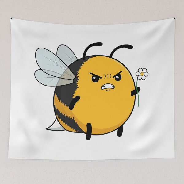 Item preview, Bee Kind Or Else Funny Angry Bee Ironic Sarcastic Humor designed and sold by GiftsForge.
