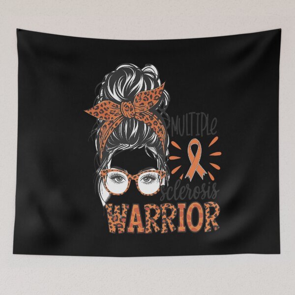 Item preview, Womens MS Warrior Messy Bun - Multiple Sclerosis Awareness  designed and sold by MythWoot.