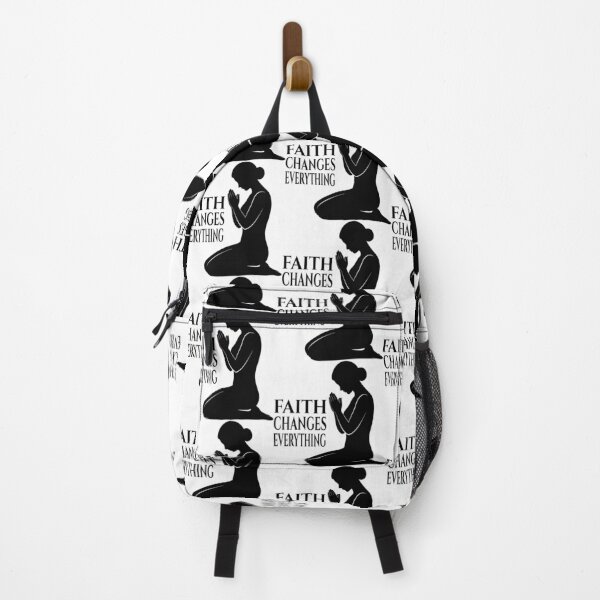 Item preview, Faith Changes Everything Praying Woman Silhouette designed and sold by AFernandesDSG.