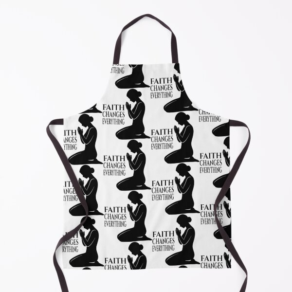 Item preview, Faith Changes Everything Praying Woman Silhouette designed and sold by AFernandesDSG.