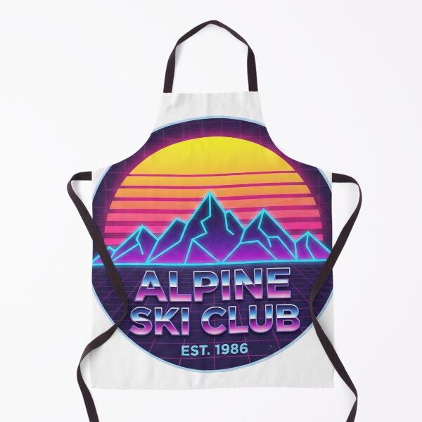 Item preview, Retro 80s Ski Resort Neon Vaporwave Après-Ski Aesthetic Club designed and sold by StickyGuys.
