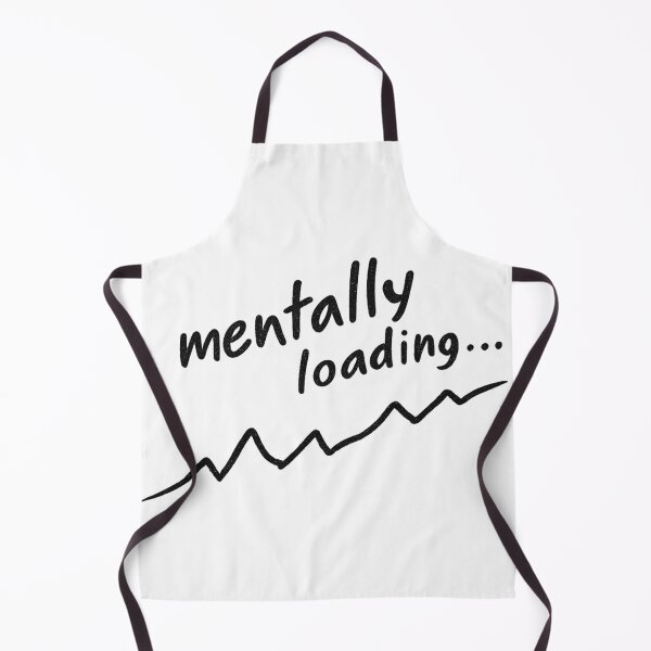 Item preview, Mentally Loading Shirt – Abstract Experimental Typography Overthinking Design designed and sold by SiwyArt.