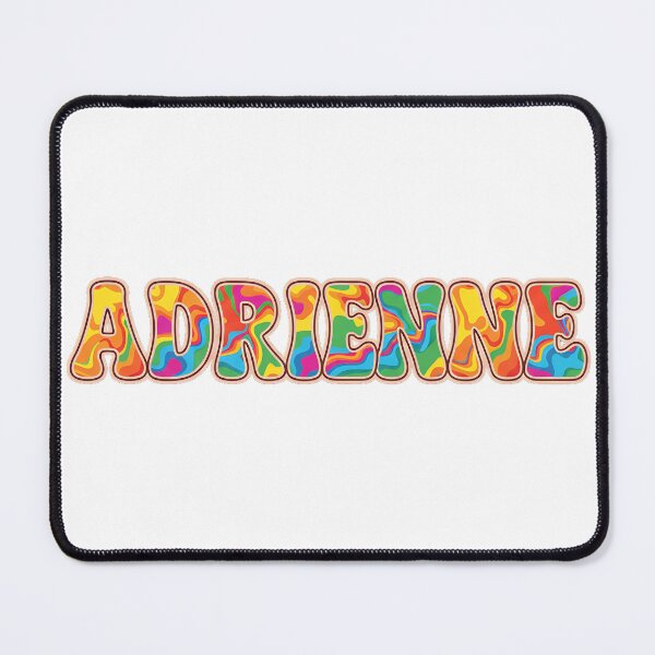 Item preview, ❤️ Adrienne Personalized Name Wavy Retro Shirt, Coffee Mug, Sticker Gift designed and sold by HelixPedia.