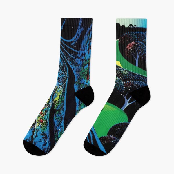 Aperçu de l'œuvre Eyvind Earle abstrait, Eyvind Earle art, Eyvind Earle artiste, Eyvind Earle fond, Eyvind Earle californie, Eyvind Earle palette de couleurs, Eyvind Earle paysage fantastique, Eyvind Earle fine art créée et vendue par EmmieHart.