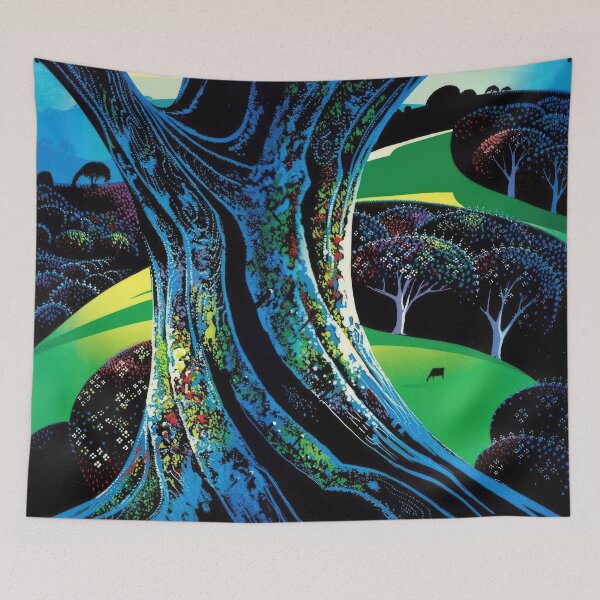 Aperçu de l'œuvre Eyvind Earle abstrait, Eyvind Earle art, Eyvind Earle artiste, Eyvind Earle fond, Eyvind Earle californie, Eyvind Earle palette de couleurs, Eyvind Earle paysage fantastique, Eyvind Earle fine art créée et vendue par EmmieHart.