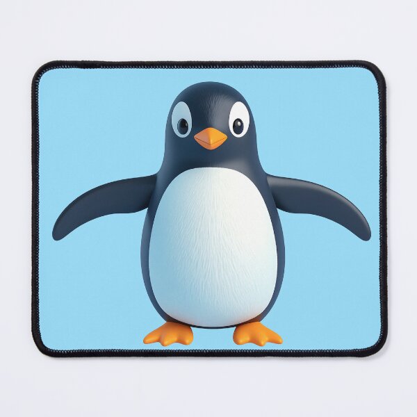 Item preview, Kawaii Penguin 3D Winter Mascot designed and sold by Anna_art_space.