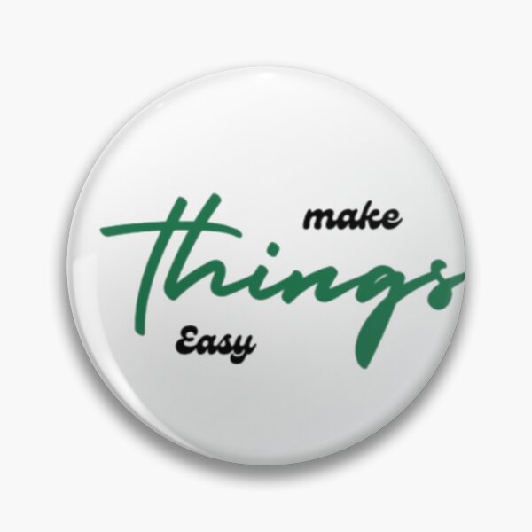 Item preview, Make Things Easy | Motivational Quote Design designed and sold by Haevora.