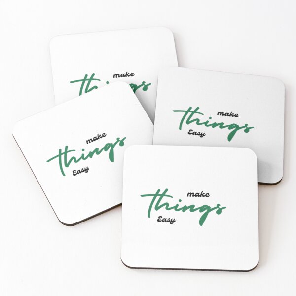 Item preview, Make Things Easy | Motivational Quote Design designed and sold by Haevora.