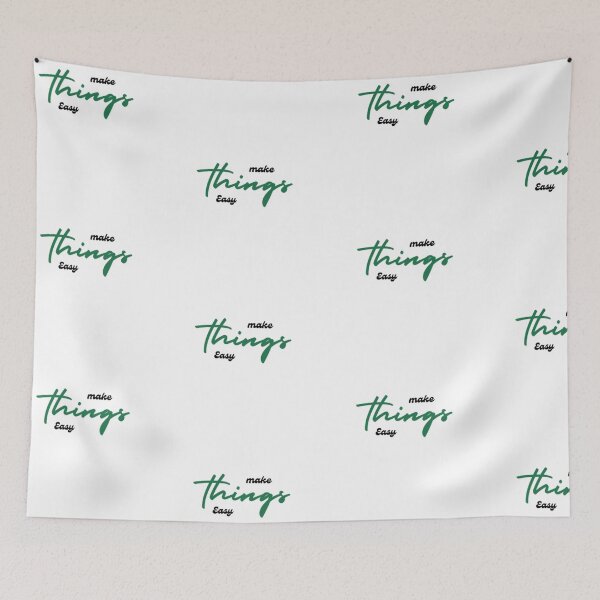 Item preview, Make Things Easy | Motivational Quote Design designed and sold by Haevora.