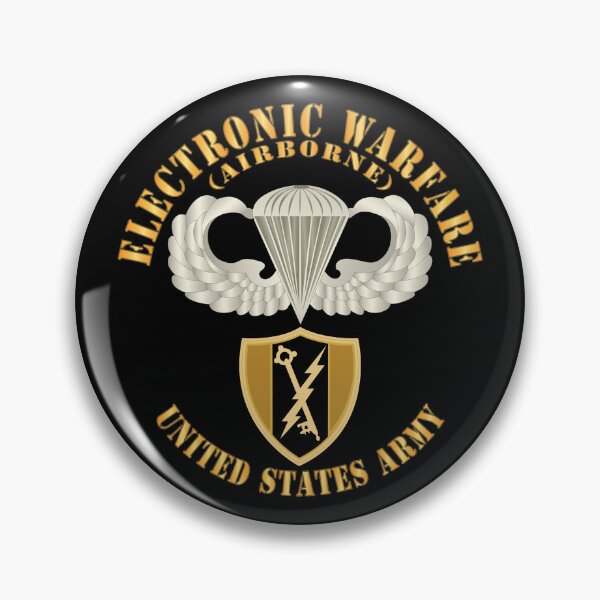 Item preview, Army - Electronic Warfare w Airborne Badge - Br X 300 designed and sold by Military Insignia Products.