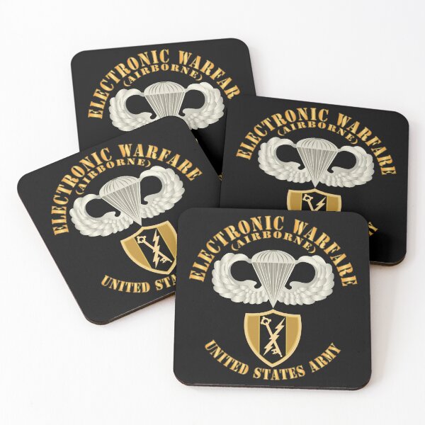 Item preview, Army - Electronic Warfare w Airborne Badge - Br X 300 designed and sold by Military Insignia Products.