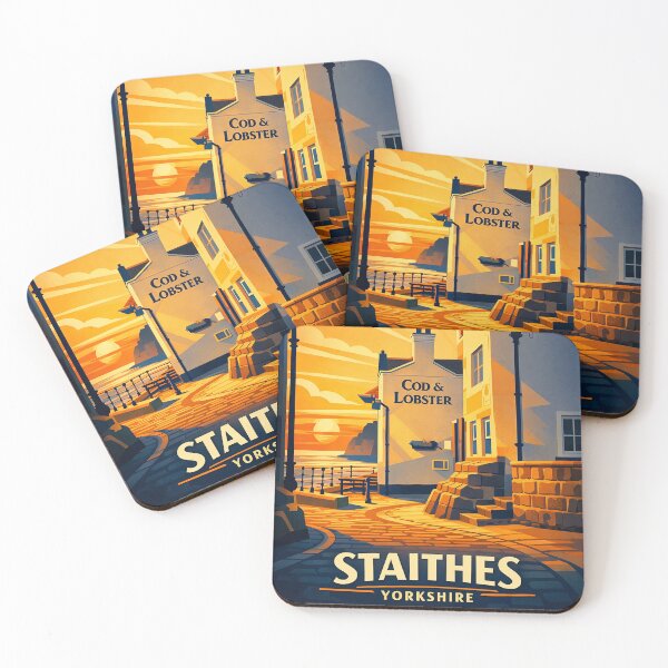 Item preview, Staithes Yorkshire The Cod & lobster  designed and sold by The Deco Bureau.
