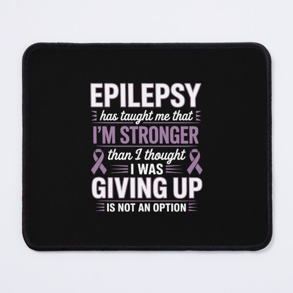 Item preview, Epilepsy Warrior Purple Ribbon Epilepsy Awareness designed and sold by MicanCuteStore.