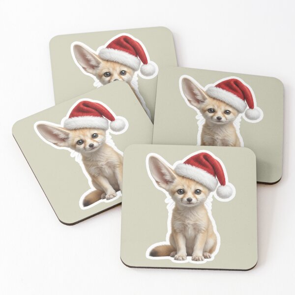 Item preview, Keen-eared fennec desert fox during the festive season designed and sold by DAGHO.