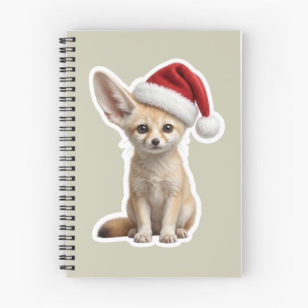 Item preview, Keen-eared fennec desert fox during the festive season designed and sold by DAGHO.