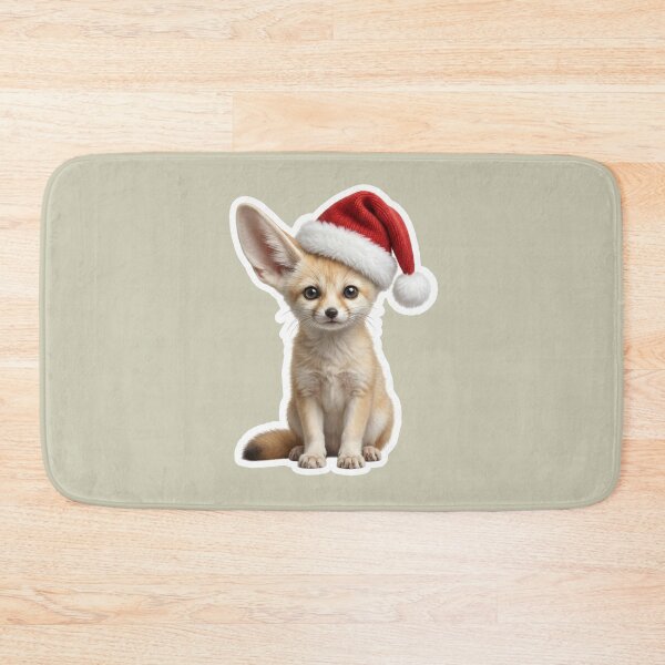 Item preview, Keen-eared fennec desert fox during the festive season designed and sold by DAGHO.