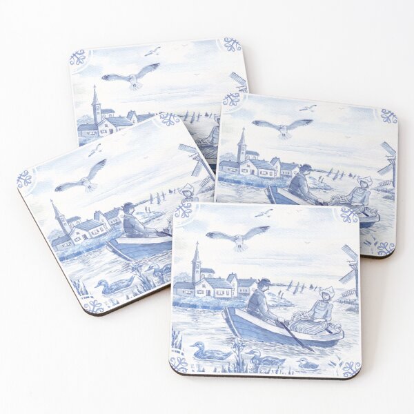 Item preview, Delft Blue boat trip and windmill designed and sold by Andrea Snuggs.