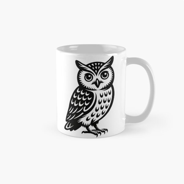 Item preview, Confused Owl Shirt | Funny Owl Meme Tee | Vintage Linocut Owl designed and sold by Printsouf.