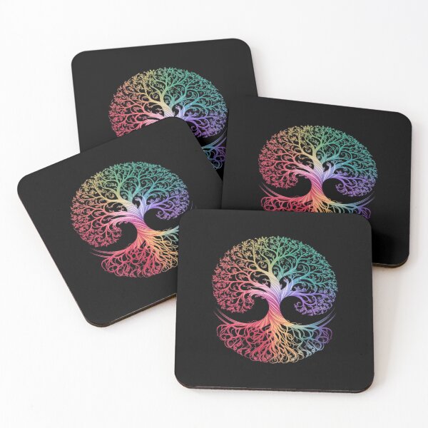 Item preview, Womens Tree Life Rainbow LGBT Cool Gay Pride Flag Ally  designed and sold by PowAcademy.