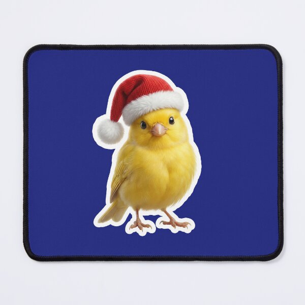 Item preview, Small yellow canary as a Christmas caroler designed and sold by DAGHO.