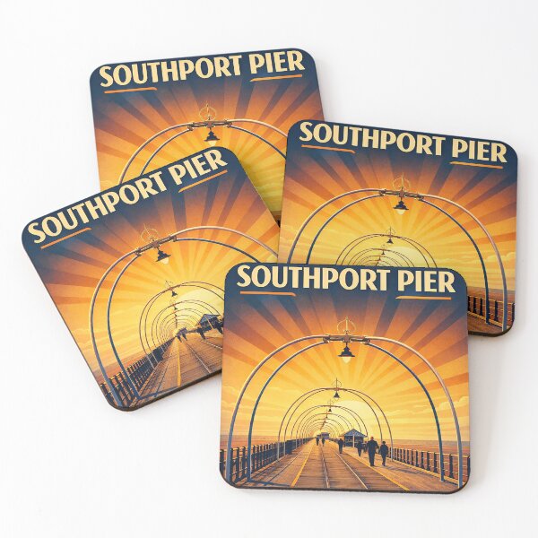 Item preview, Southport Pier Lancashire designed and sold by The Deco Bureau.